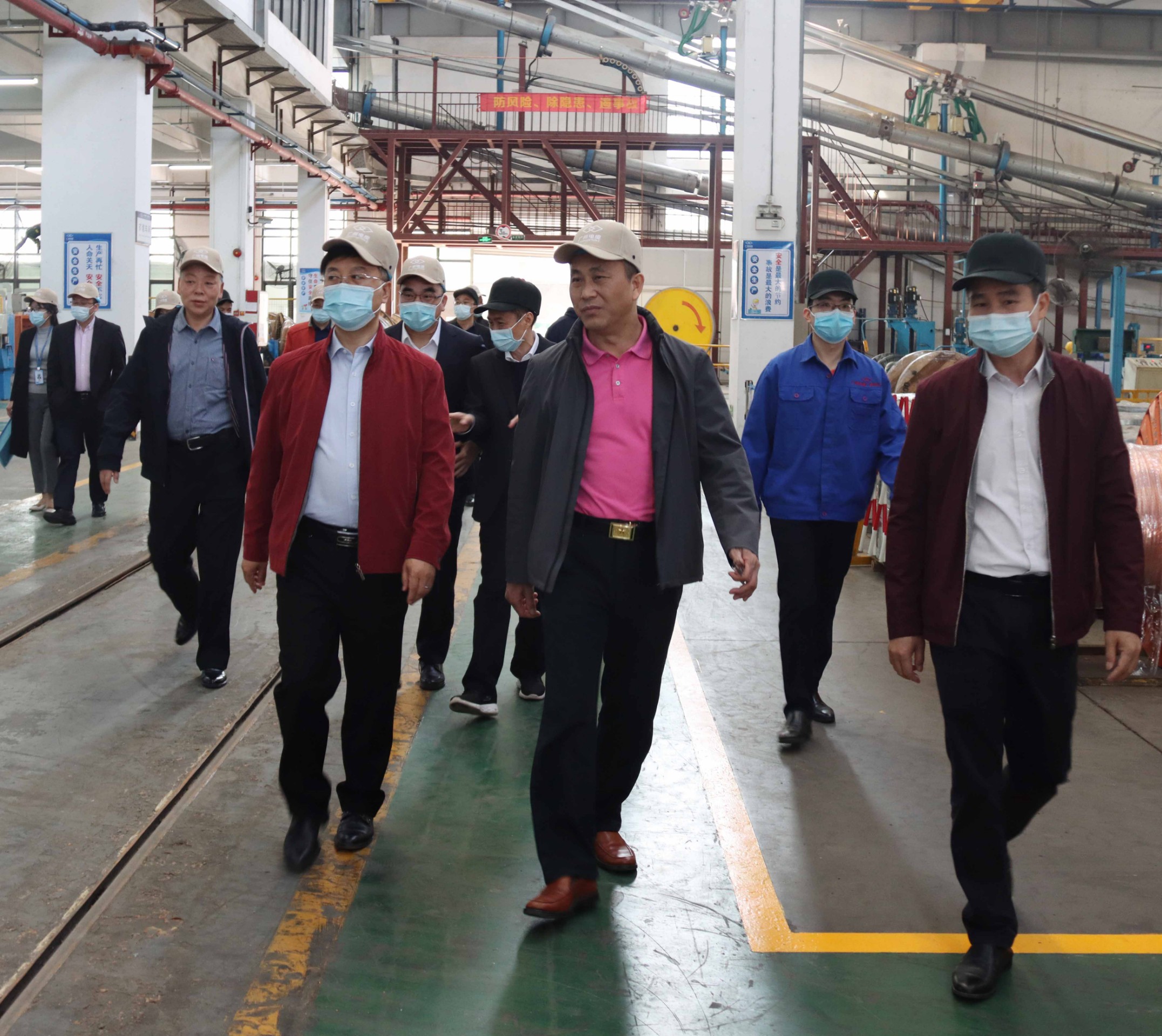 广智集团领导到广州电缆督导节后复工复产和安全工作