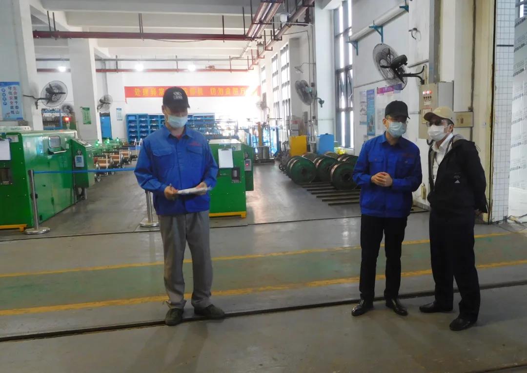 广州工控领导到广州电缆检查安全生产工作 广州工控领导到广州电缆检查安全生产工作