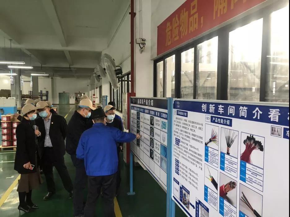 南沙区区委常委、常务副区长魏敏带队到广州电缆公司督导调研 南沙区区委常委、常务副区长魏敏带队到广州电缆公司督导调研