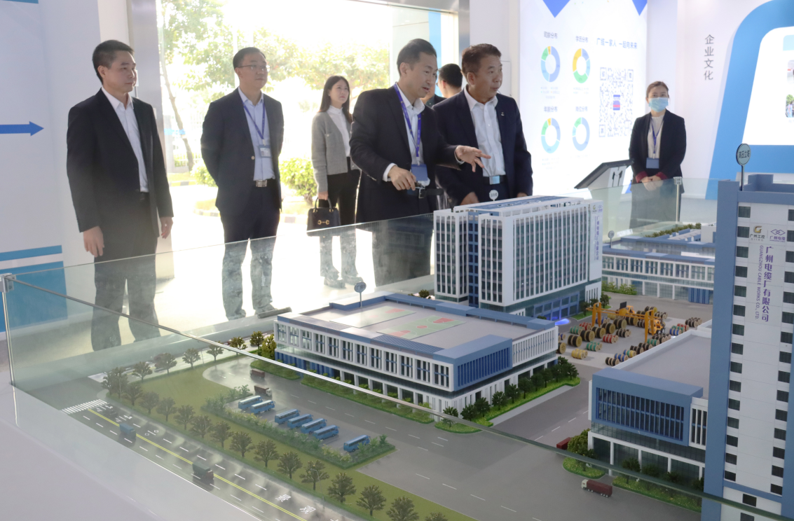 贯彻落实企业高质量发展 | 广州工控党委书记、董事长周千定一行到广州电缆调研指导工作