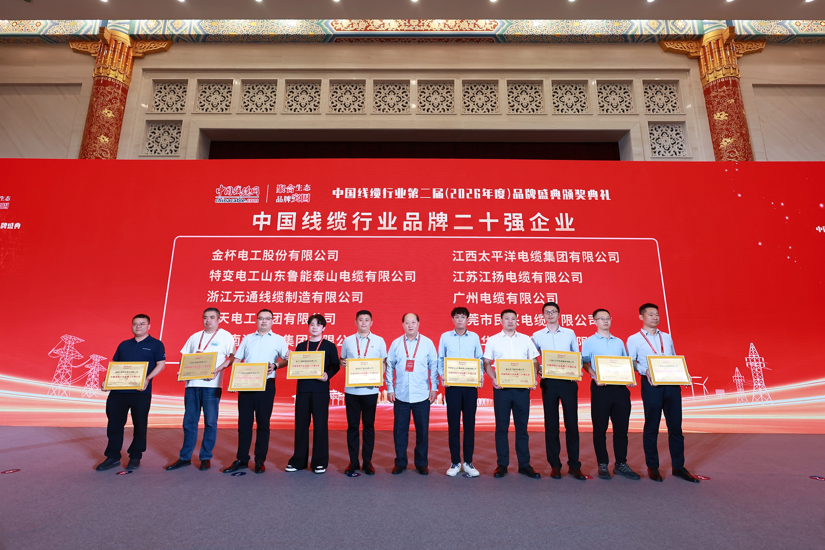 喜报！广州电缆获评中国线缆行业品牌二十强企业(图1)